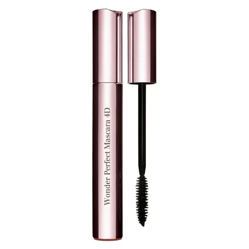Clarins Wonder Perfect Mascara 4D - 01 Perfect Black (8 ml) - Mascaras für Damen, sorgt für atemberaubende Wimpern mit 4D-Effekt für mehr Volumen, Länge und Definition.