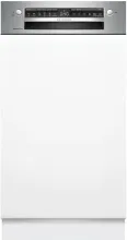 SPI4HMS49E Teilintegrierter Geschirrspüler, 45 cm - Effizienter Geschirrspüler mit Edelstahl-Besteckschublade und leiser 44dB Betriebslautstärke, ideal für kleine Küchen.