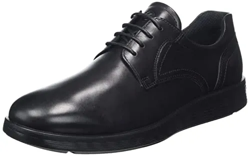 Ecco Herren S LITE HYBRID Shoe - Bequemer Sneaker in Schwarz, 41 EU - Herren-Sneaker aus Premium-Leder mit gepolstertem Schaftrand für hohen Komfort und flexibler PU-Außensohle für optimale Bewegungsfreiheit.