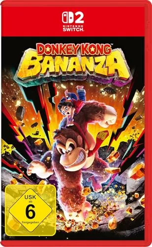 NINTENDO SWITCH Spielesoftware "Switch Donkey Kong Bananza" - Nintendo Switch-Spiel, erlebe ein aufregendes Action-Adventure mit Donkey Kong, der seine goldenen Bananen zurückholen muss! Ideal für alle Nintendo Switch 2-Fans.