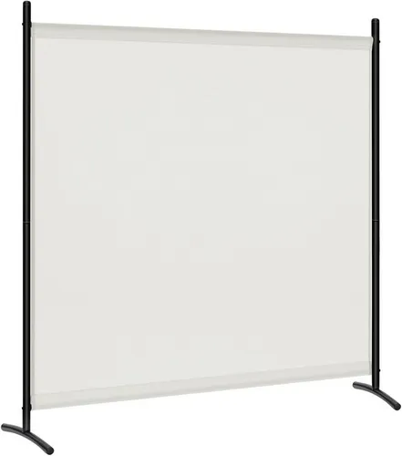 Woltu Paravent Freistehend 180x177 cm - Sichtschutzwand in Creme - Stylischer Raumteiler aus hochwertigem Polyestergewebe, ideal für flexible Raumgestaltung. Der freistehende Paravent ist leicht, pflegeleicht und einfach aufzubauen.
