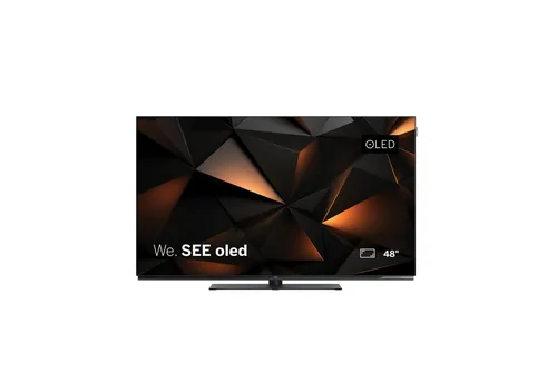 Loewe We. See 48 Zoll OLED-TV - Ultra HD Smart TV mit Dolby Atmos, 60W Soundbar und schlankem Design für ein beeindruckendes Fernseherlebnis