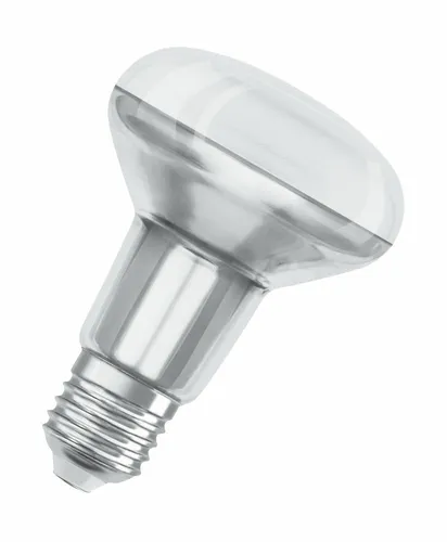 OSRAM Dimmbare R80 LED Reflektorlampe E27, Warmweiß 2700K - Energieeffiziente LED-Reflektorlampe mit langer Lebensdauer von bis zu 15.000 Stunden. Sofortige Lichtleistung ohne Aufwärmzeit, ideal für ein angenehmes Wohnambiente.