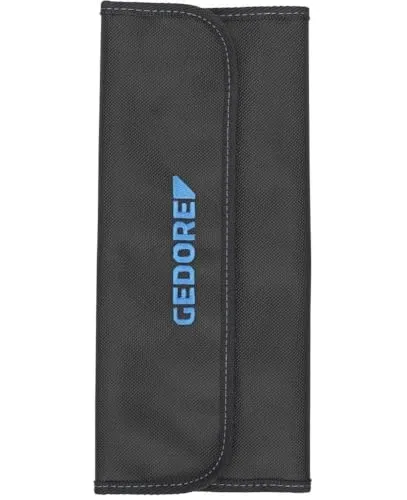 Gedore WT 1056 Werkzeugtasche unbestückt - Werkstatteinrichtung mit 12 Taschen für schmale Werkzeuge, ideal für Ring-Maulschlüssel oder Schraubendreher. Lieferung ohne Werkzeuge.