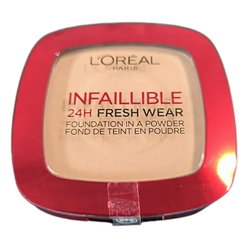 L'Oréal Paris Wasserfestes Puder Make-up mit hoher Deckkraft - Kompakte Grundierung für ein makelloses Finish, ideal für den ganzen Tag. Wasserfest und perfekt für jede Gelegenheit.