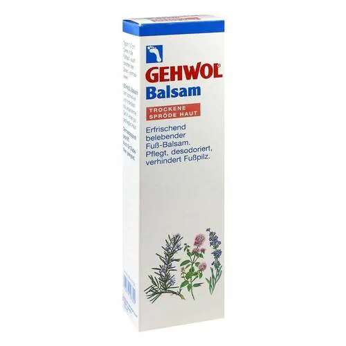 Gehwol Balsam für trockene Haut - Feuchtigkeitsspendende Pflege für trockene Füße, reduziert Fußbrennen und sorgt für geschmeidige Haut. Ideal für die tägliche Anwendung.