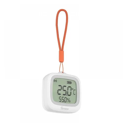Sonoff SNZB-02WD LCD Temperatur- und Luftfeuchtesensor - Hygrometer mit IP65 Schutz, präzise Messung von Temperatur und Luftfeuchtigkeit für den Außeneinsatz, einfach ablesbar dank 2,2-Zoll-LCD-Display und Zigbee-Kompatibilität.