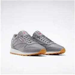 Reebok Classic CLASSIC LEATHER Sneaker grau 42 EU - Sportliche Sneaker in Größe 42 aus hochwertigem Leder, mit EVA-Dämpfung für optimalen Tragekomfort und Gummisohle für gute Griffigkeit. Ideal für Freizeit und Sport.