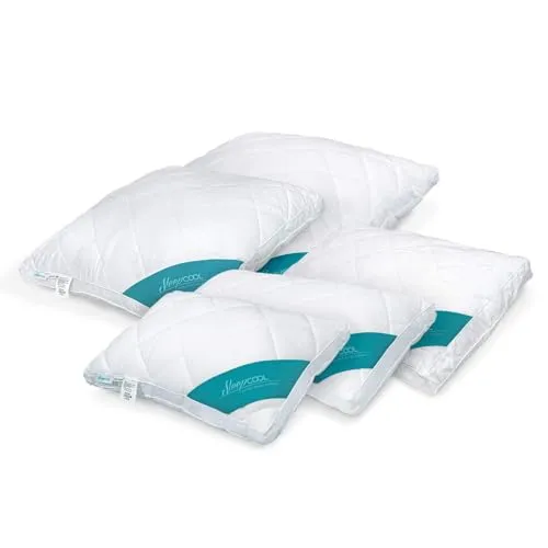 SleepCOOL Kühlendes Kopfkissen 50x70cm - Kissen mit Kühleffekt, temperaturausgleichend und reguliert Feuchtigkeit für erholsamen Schlaf ohne Schwitzen.
