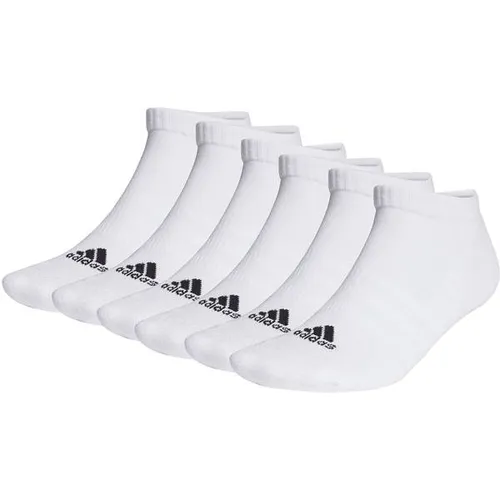 ADIDAS Unisex Sneakersocken 6er Pack - Cushioned Low-Cut mit Logo - Hochwertige adidas Unisex Sneakersocken im 6er Pack, gepolstert für optimalen Komfort. Ideal für Sport und Freizeit. Entdecke funktionale Sportkleidung für alle Aktivitäten in unserem Online Shop!
