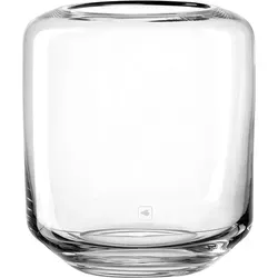 LEONARDO Windlicht Milano Klar 18cm - Elegantes Windlicht aus klarem Glas, ideal für stimmungsvolle Beleuchtung in jedem Raum. Perfekt für Kerzenliebhaber und dekorative Akzente.