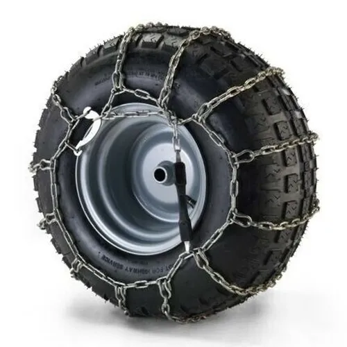 Schneeketten 20'' für Castelgarden Aufsitzmäher TC SD 108-118 CM - Hochwertige Schneeketten für optimalen Grip und Sicherheit im Winter, passend für Castelgarden Aufsitzmäher. Ideal für verschneite Flächen und zuverlässige Leistung.