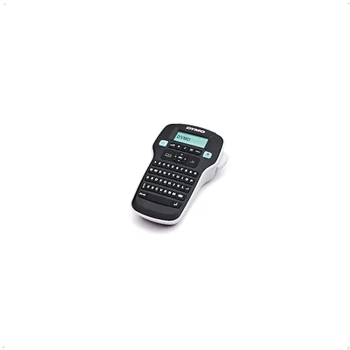 Dymo Beschriftungsgerät LM 160 Starter-Set - Drucker mit QWERTZ-Tastatur und 3 D1-Schriftbändern, ideal für mobile Etikettierung. Bis zu 12mm Bandbreite, 160 professionelle Lösungen und praktische Druckvorschau.