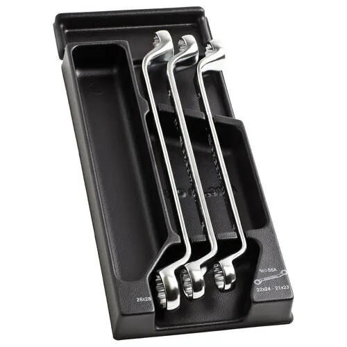 Facom FOAM MODULE 7 WRENCHES 55A INCH - Doppelringschlüssel-Set mit 7 hochwertigen Schlüsseln, ideal für präzise Arbeiten und perfekt organisiert in einer praktischen Kunststoffeinlage.