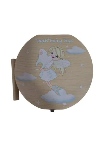 UE Stock Zahndose Mädchen Milchzahndose Zahnbox Milchzähne Aufbewahrungsschachtel, für persönliche Erinnerungen an das Wachstum