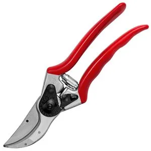 FELCO Gartenschere 2 - Bypass, Schneidleistung bis 25mm, ergonomisch und ideal für große Hände, langlebige gehärtete Stahlklingen