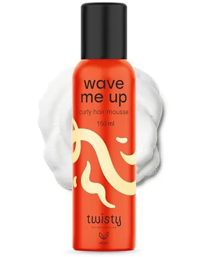 Twisty Wave Me Up Haarschaum – Lockenschaum Naturlocken Curl Mousse – Locken Schaumfestiger für Locken & Wellen - 150 ml