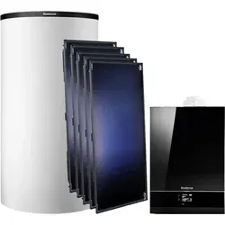 Buderus GB192i.2-15, SL121, Gasbrennwertgerät, schw., 5x SKT1.0-s, P750 S, 750 l
