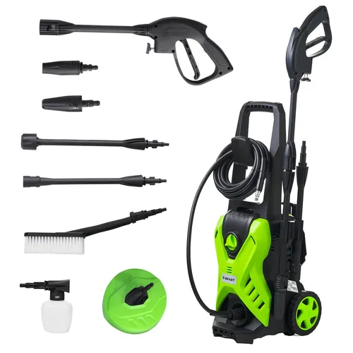 BRAST Hochdruckreiniger Elektro, Druck max: 135 bar, 1700 W, Fördermenge max: 420 l/h, inkl. 11-TLG. Sonderzubehör