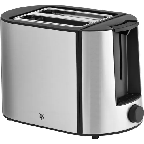 WMF Bueno Pro Toaster - Doppelschlitz Edelstahl-Toaster mit Brötchenaufsatz, 6 Bräunungsstufen und Auftau-Funktion für perfekten Toast
