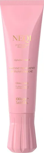 NEQI Treatment Treasure Gloss Glaze - Intensive Haarkur für glänzendes Haar - Haarkuren für intensiven Glanz und Pflege. Mit 7 % Shine-Komplex und Glykolsäure für sofortige Revitalisierung von trockenem, stumpfem Haar.