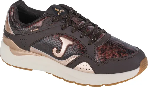 Joma 6100 Sportschuhe Braun EU 38 - Halbschuhe für Damen, retro-modernes Design aus Nylon und Leder, ideal für den Alltag mit bequemer Gummisohle.