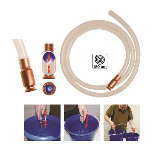 BGS Schüttelpumpe - Schlauchpumpe für Flüssigkeiten - Die BGS Schüttelpumpe ist ideal für Handwerk und Industrie. Sie pumpt effizient Wasser und Dieselkraftstoff, ohne manuelles Ansaugen. Praktisch und benutzerfreundlich für verschiedene Anwendungen.