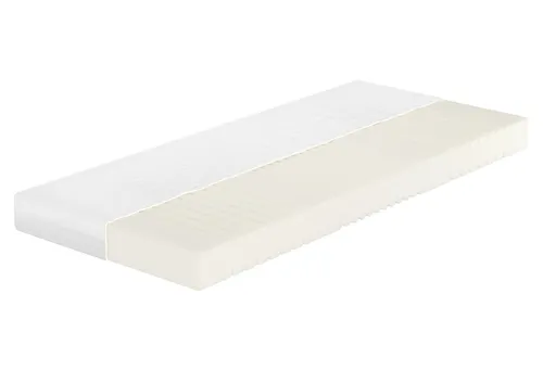 Erst-Holz Matratze 90x220 cm – Komfortschaum für erholsamen Schlaf - Matratzen für überlange Betten, 7-Zonen Komfortschaumkern sorgt für optimale Körperanpassung und ein trockenes Schlafklima.