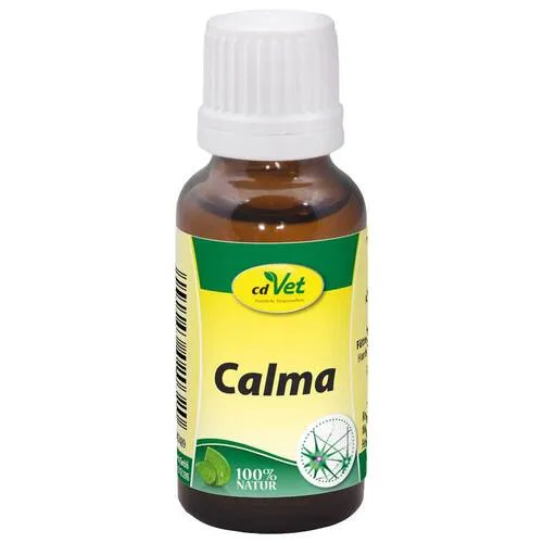 Calma Futterergänzung vet. 20 ml - Tiergesundheit: Beruhigende Ergänzung für gestresste Tiere, hilft bei Angst und Unruhe.