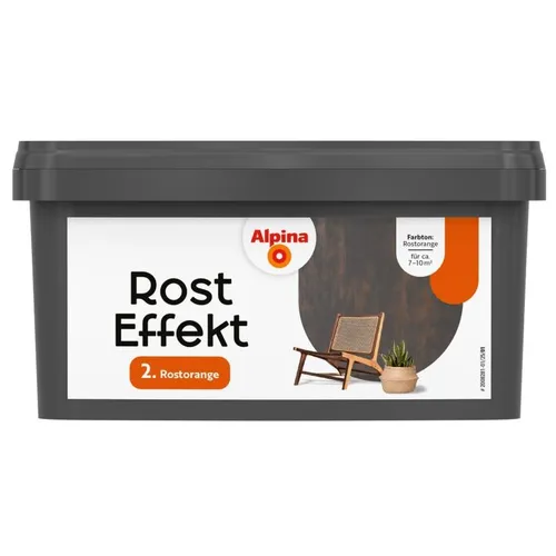 Alpina Effektfarbe Rost Effekt Rostorange 0,4 L