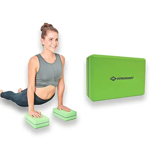 Schildkröt Yoga-Block aus EVA-Schaum, Yogaklotz für Yoga und Pilates, Meditation, Entspannung & Dehnhilfe, für Anfänger und Fortgeschrittene