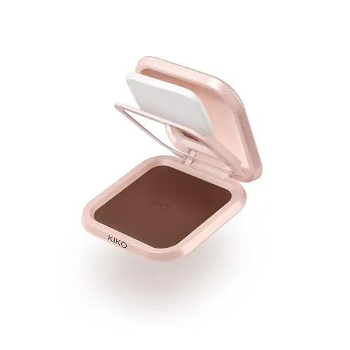 KIKO Milano Skin Lover Refining Face Powder Foundation 12, Feuchtigkeitsspendende, Vereinheitlichende Kompaktpuder-Foundation