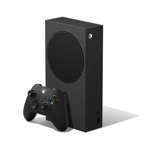 MICROSOFT Xbox Series S 1 TB - Next-Gen All-Digital Konsole in Carbon Black, kompakt, blitzschnelles Gameplay und Quick Resume für nahtloses Spielen