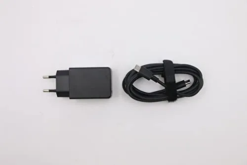 Lenovo Ersatzteil 45W USB-C AC Portable Adapter (EU Plug) FRU Adapter (EU, W125671845 ((EU Plug) FRU Adapter (EU Plug) FRU)