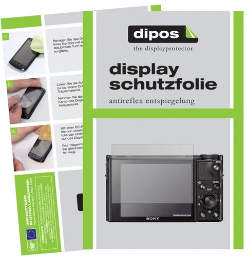 6x Schutzfolie matt für Sony RX100 VII Displayschutzfolie Folie Display Schutz