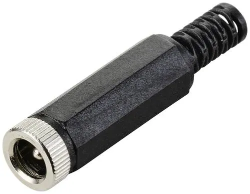 TRU COMPONENTS Schwachstromverbinder Buchse, gerade 5.5mm 2.1mm