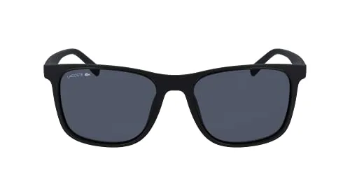 LACOSTE 38751 001 BLACK Sonnenbrille - Sportbrillen mit UV-Schutz, stilvolles Design und schützender Etui für optimale Sicherheit und Tragekomfort.
