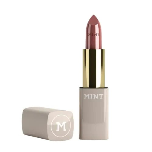 MINT Lippenstift in Farbe Hollywood Nude - Vollere Lippen dank Hyaluron und dem Oléoactif-Komplex - Sofort-Whitening-Effekt für die Zähne durch angereicherte Blaupigmente - By Dr. Mintcheva