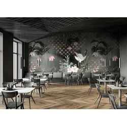 Fototapete MARBURG "Belinda", pink, B:2,65m L:3,4m, Vlies, Tapeten, moderne Tapete für Wohnzimmer Schlafzimmer Küche