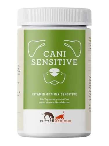 Futtermedicus Optimix Cani Sensitive | 500 g | Ergänzungsfuttermittel für Hunde | Auch für Allergiker geeignet