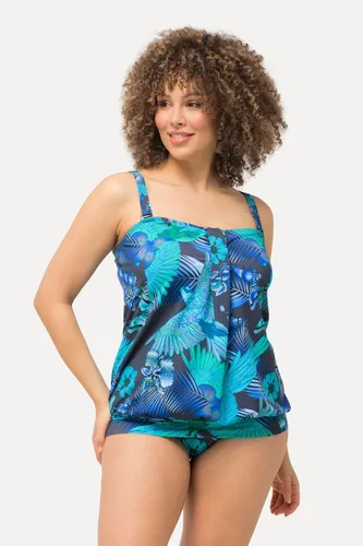 Ulla Popken Tankini Tankini Papageien Softcups Träger verstellbar