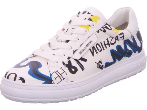 Peter Kaiser Sneaker 40 (Leder) weiss/bunt Damen - Elegante Damen Sneaker von PETER KAISER, kombiniert zeitlosen Stil mit hohem Tragekomfort durch erstklassige Handwerksqualität und erlesene Materialien.