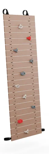 BERG PlayBase Klimmuur - Sonstige Fitnessgeräte – Hochwertige Kletterwand aus langlebigem Bambusholz für individuelles Klettervergnügen und effektives Krafttraining, geeignet für alle PlayBase-Rahmengrößen.