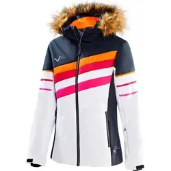 Black Crevice Damen Skijacke, schwarz/weiß, Größe 36 - Ski-Jacken für Damen mit 8000 mm Wassersäule, elastischem Gewebe und vielen praktischen Taschen für optimalen Schutz und höchsten Tragekomfort beim Skifahren.
