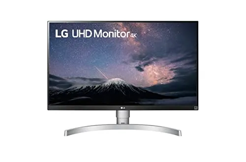 LG 27UL650-W UHD 4K Monitor schwarz - 27 Zoll UHD 4K IPS Monitor mit 99% sRGB Farbraumabdeckung und VESA DisplayHDR 400 für beeindruckende Farben. Ideal für Gaming und Home Office dank ergonomischem Design und vielseitigen Gaming-Features.