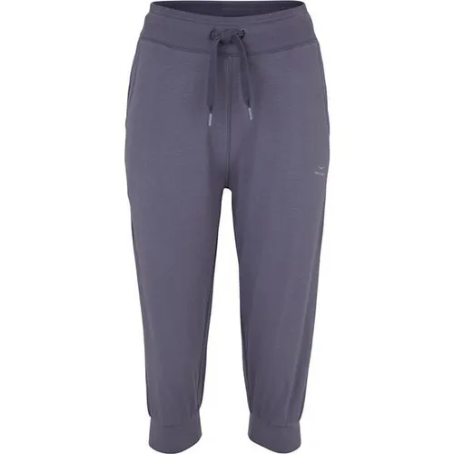 Venice Beach 3/4-Hose VB Journey Blue Mussel, XL - Bequeme 3/4-Hose mit Gummibund und Bindeband für eine optimale Passform. Praktische seitliche Eingrifftaschen und Saumabschlüsse in modischer Breite. Ideal für entspannte Freizeitaktivitäten.