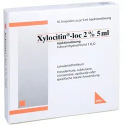 Xylocitin-loc 2% 5 ml Injektionslösung A 10X5 ml