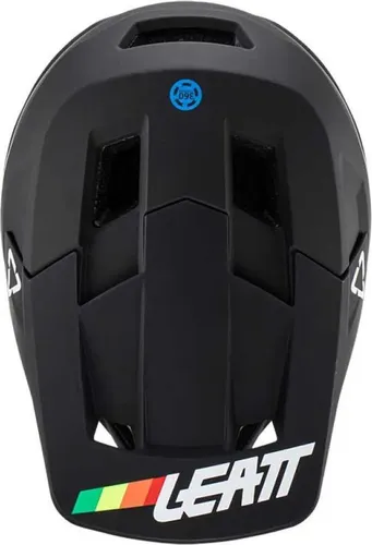 Leatt MTB Gravity 1.0 Integralhelm Stealth Schwarz XS - Unisex Integralhelm für Mountainbiker, mit Vollvisier für optimalen Schutz, in stylischem Schwarz und Größe XS. Ideal für Abenteuer auf dem Rad.