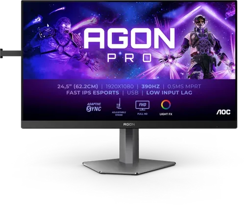 AOC Agon PRO AG256FS - 24.5 Zoll Gaming-Monitor, FullHD, 360Hz Panel für ultraschnelles Gaming-Erlebnis