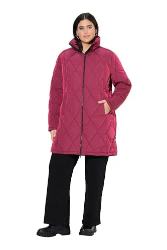 Ulla Popken Hyprar Steppmantel für Damen in großen Größen - Funktionsjacke für Damen in Übergrößen, bietet optimalen Schutz vor Kälte und ist gleichzeitig modisch und bequem.